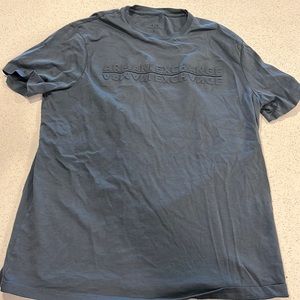 Armani Exchange Blue Short Sleeve Tee